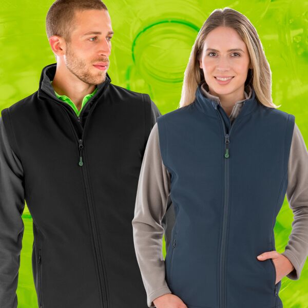 Result Genuine Recycled Ladies Printable Soft Shell Bodywarmer Thumbnail