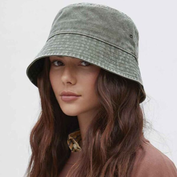 Beechfield Vintage Bucket Hat Thumbnail
